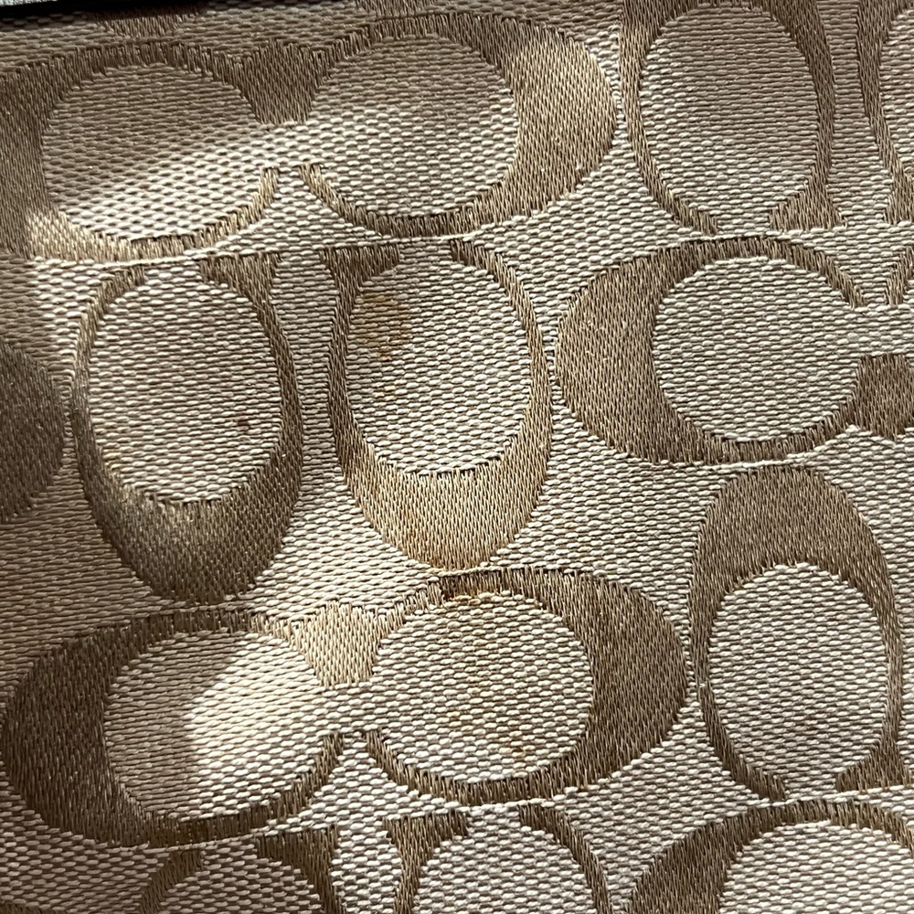 Coach Multicolor Patchwork Stripe Tote - Picture 13 of 14
